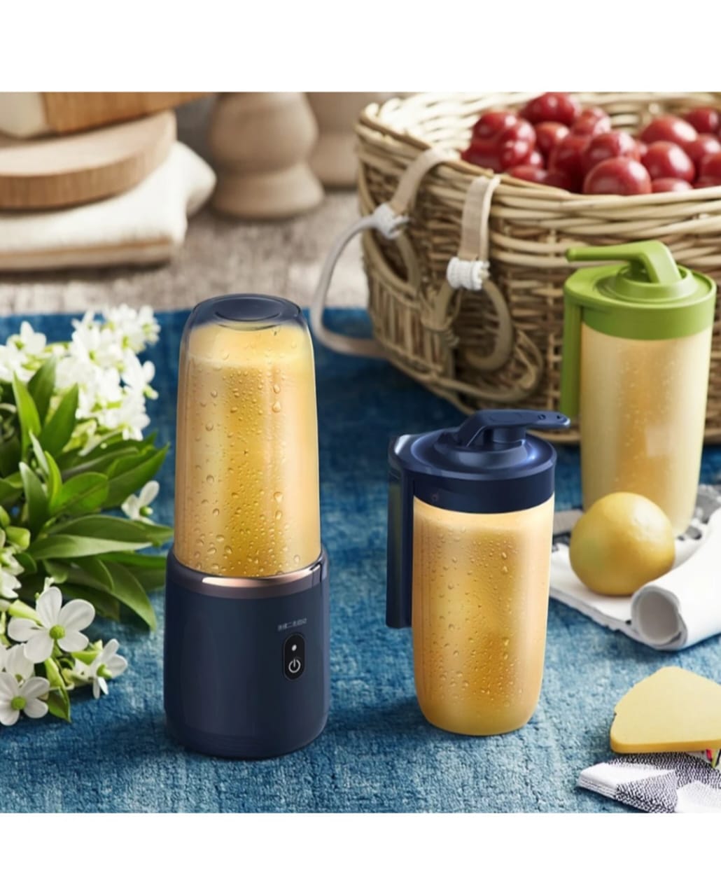 Mini Mixeur Portable Rechargeable – Smoothies & Jus Frais Instantanés