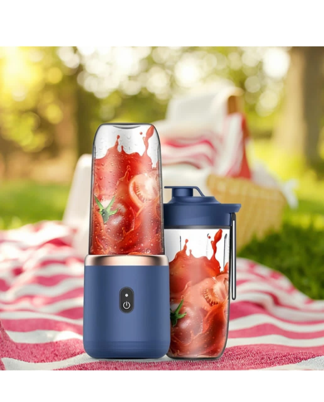 Mini Mixeur Portable Rechargeable – Smoothies & Jus Frais Instantanés